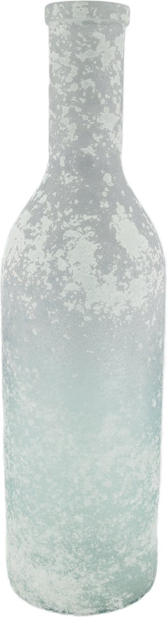 DKNC - Fles recycled glas - 14x14x50 cm - Zilver
