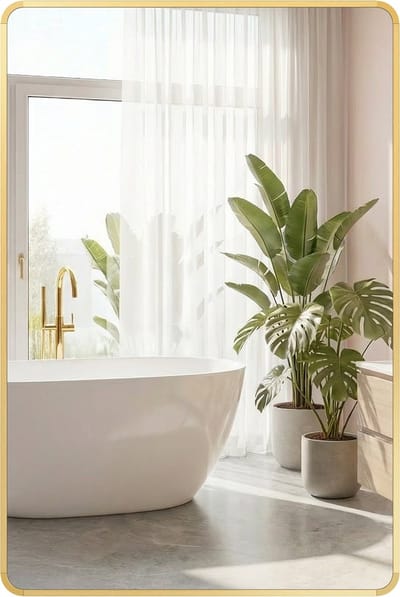 SONGMICS - Spiegel - Spiegel staand - Aluminium Frame - Met Veiligheidsfolie en 2 Ophangmogelijkheden