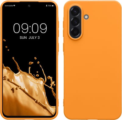 kwmobile telefoonhoesje geschikt voor Samsung Galaxy A56 5G - Hoesje voor smartphone - Back cover in fruitig oranje