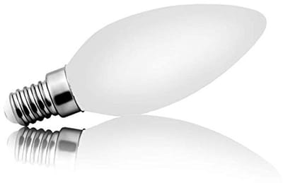 Kwazar Luminaire LED-lamp Filament MILK E14 C35 4W=40W Neutraal wit