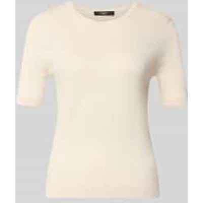 Slim fit gebreide pullover van mix van zijde en wol Model 'GABARRA'