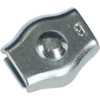 Eenvoudige connector voor gegalvaniseerde kabel Kerbl (x10)