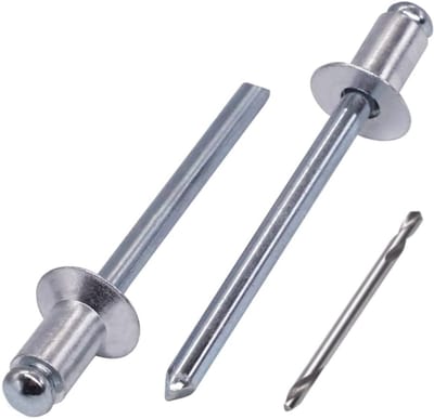 Aluminium Blindklinknagels 4,8 x 8 mm, Stalen Mandrel, 70 stuks