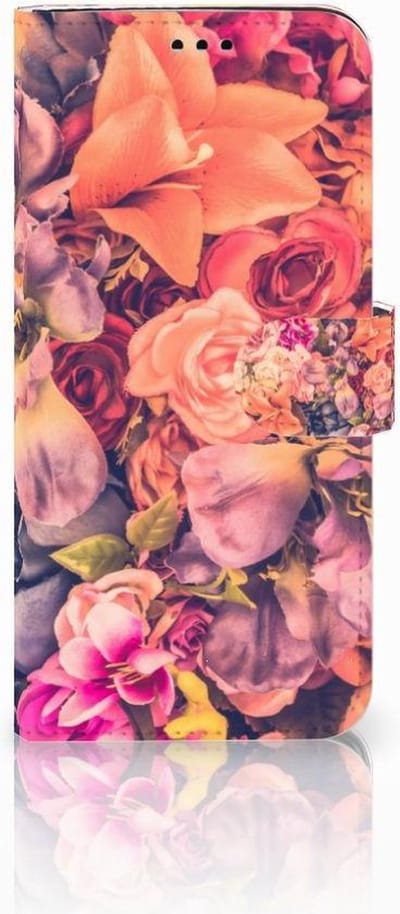 Boekhoesje voor Samsung Galaxy S9 Plus Hoesje Bosje Bloemen