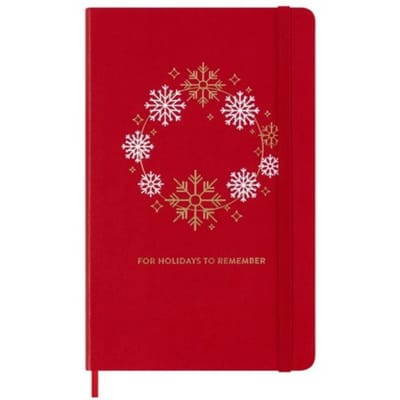 Moleskine Limited Edition Holiday Notitieboek - Large - Gelinieerd - Rood