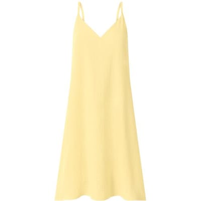 ESMARA Mousseline dames jurk (Geel, XS (32/34))