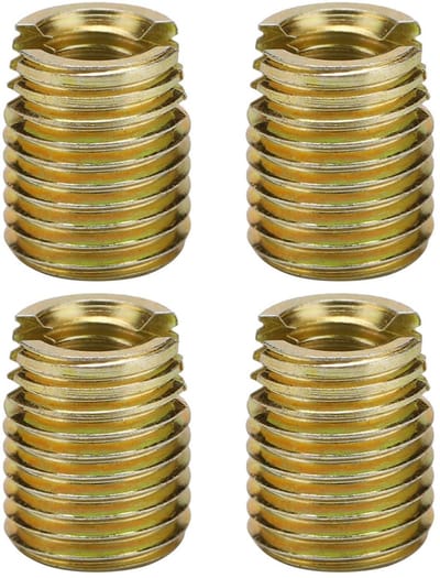 Dailygoods- Schroefdraadreparatieset 20 Stuks - Koolstofstaal - Binnen M4 x 0,7 - Buiten M6,5 x 0,75 - Zelftappende Schroeven - Gloednieuw - Schroefdraadinzetstukken