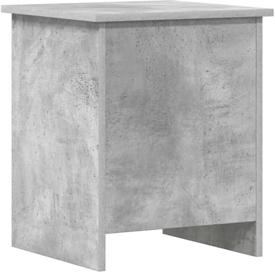 vidaXL - Opbergkist - met - opslag - Betongrijs - 40 - x - 40 - x - 50 - cm - Bewerkt - hout