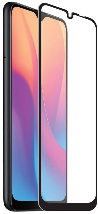 Muvit Xiaomi Redmi 9a/9at/9c Gehard Glazen Schermbeschermer Transparant,Zwart