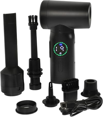 Draadloze Stofzuiger - Luchtblazer Reiniger - Elektronica Schoonmaken - Krachtige Zuigkracht - 1 Set - Zwart
