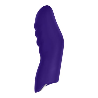 Dioni grote vingervibrator Donkerpaars