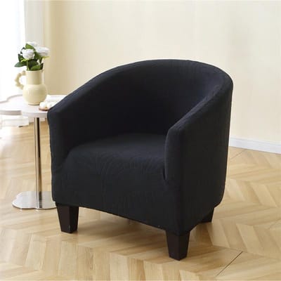 Bladeren Jacquard Kuipstoelhoes Elastische Clubbankhoezen Fauteuilhoes Eénpersoonsslaapbankhoes voor Woonkamer Barbalie Banket