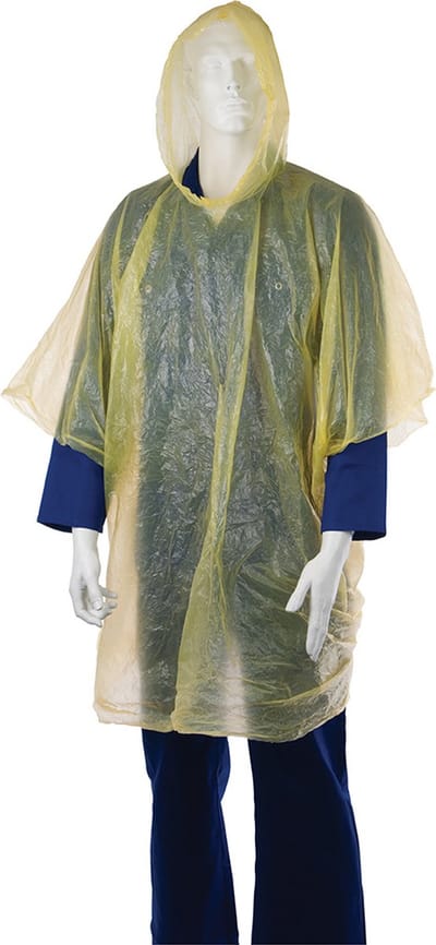 Silverline Waterdichte Poncho - Universeel - Geel