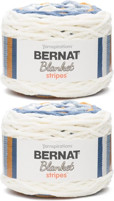 Garen Deken Strepen Big Sky Country - 600g - Super Bulky - 220 Yards - Breien en Haken