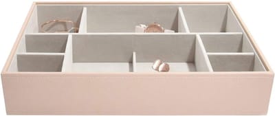 Supersize Sieradendoos met Accessoirelaag in Blush Roze