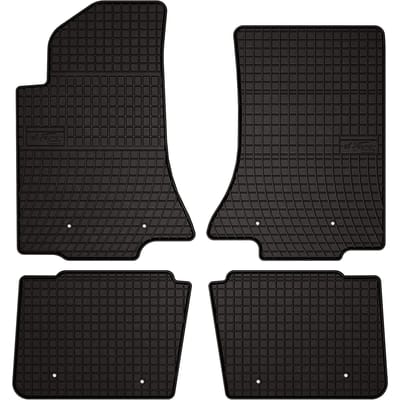 Wielganizator SolidPRO Serie - Auto Vloermatten - Zwart - Voor Opel Omega B - Gemaakt van Rubber