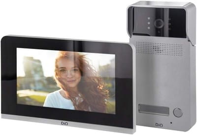 Videofoon Appartement - Deurcommunicatie Systeem - Veilige Toegang - 7 Inch Touchscreen - 246 x 166 cm - Grijs