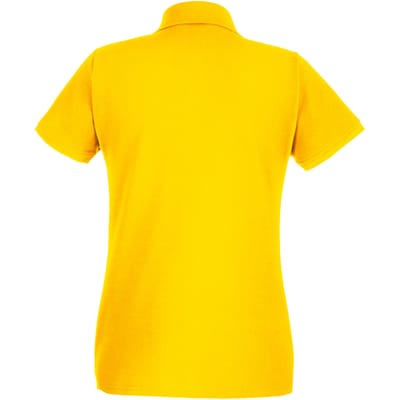 Fruit Of The Loom Vrouwen Dames-Fit Premium Poloshirt Met Korte Mouwen (Zonnebloem)
