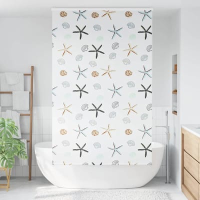 vidaXL - Doucherolgordijn - met - cassette - 120x240 - cm - stofbreedte - 116 - cm