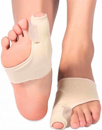 Hallux Valgus Teenbeschermers I Teenspreiders I Teen Corrector I Knobbel I Bunion I Eeltknobbel | Teen Rechtzetten I Beige I 2 Stuks