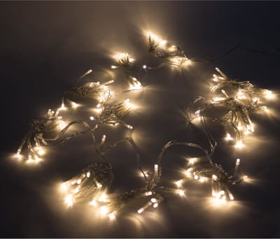 Benson Warm wit LED lichtgordijn - 154 LED's - 1.5 x 1.3 meter - IP44 - Binnen en buiten gebruik