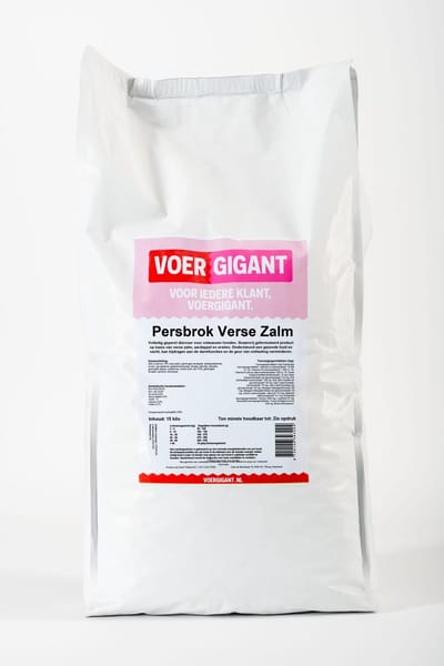 Voergigant - Hondenvoer - Verse zalm - 15 kg
