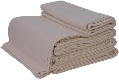 Yogadeken, set van 4, dik yogadeken, yoga-deken voor herstellende yoga, handgeweven yoga-deken, deken voor yoga, zware yoga-deken