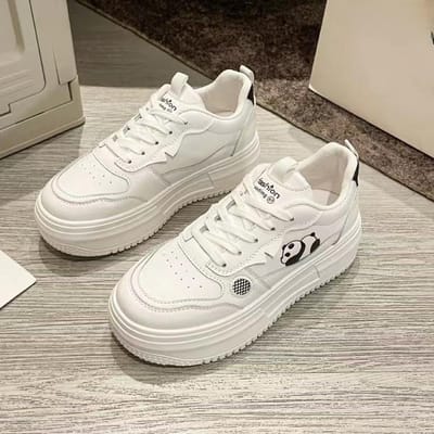 Kleine Witte Schoenen Dames Platte Herfst Nieuwe Student Ins Veelzijdig Ronde Neus Schattige Sport- en Vrijetijdsschoenen 40 white