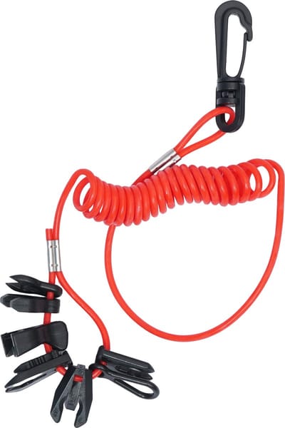 Dodemanskoord Buitenboordmotor Universeel – 8 Adapters voor Yamaha, Mercury, Honda, Suzuki & Tohatsu