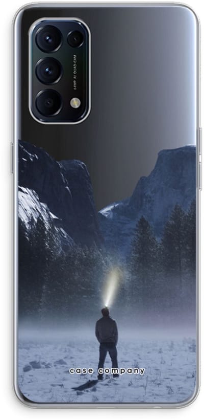Case Company® - Hoesje geschikt voor Oppo Find X3 Lite hoesje - Wanderlust - Soft Cover Telefoonhoesje - Bescherming aan alle Kanten en Schermrand