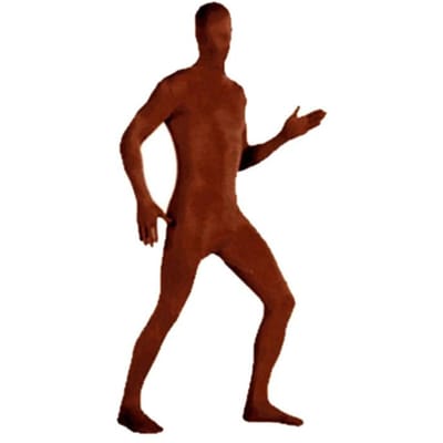 24 Zentai Onzichtbaar Jumpsuit Cosplay Kostuum Bodysuits Halloween Carnaval Huidstrak Pak Spandex Stretch Verdwijnende Jumpsuit 150cm