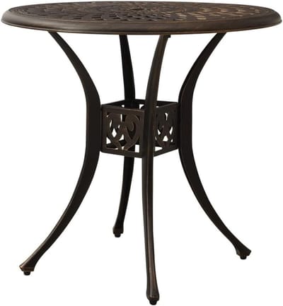 Garden table Bronze 78x78x72 cm cast aluminum, jiangboyue-315582