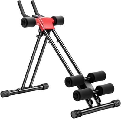 Opvouwbare Ab Trainer - Core Trainer - Full Body Workout - Verstelbare Weerstand - Max 150 kg - Zwart