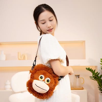 Cartoon Punch Monkey Pluche Speelgoed Super Zacht Knuffeldier Speelgoed Chimpansees Zachte Knuffel Rugzak Kamer Decoratie Kinder Verjaardagscadeaus