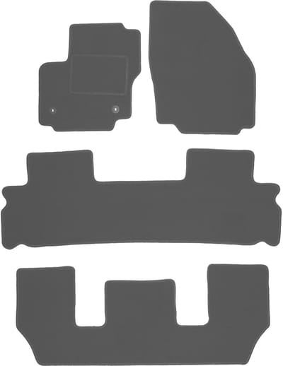 Grafiet automatten voor: Ford Galaxy MK2 FL 7-zits (2012-2015)