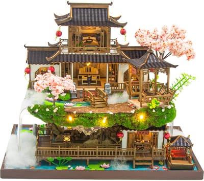 Hongda DIY Miniatuur Huisjes - Modelbouwpakket - Houten Modelbouw - Voor Volwassenen (14+) - Poppenhuis - DIY - Fairyland (L2502)