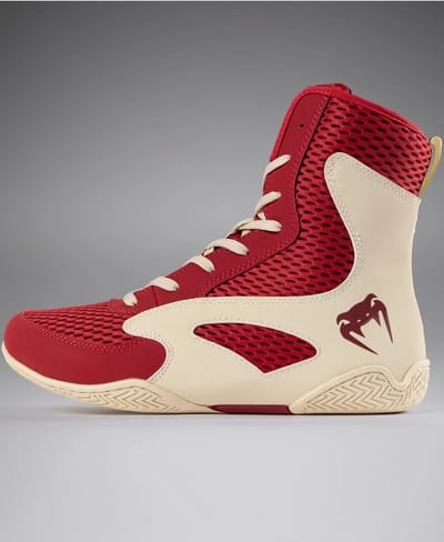 Venum Contender Boksschoenen - Ruby Rood Ivory - 36,5