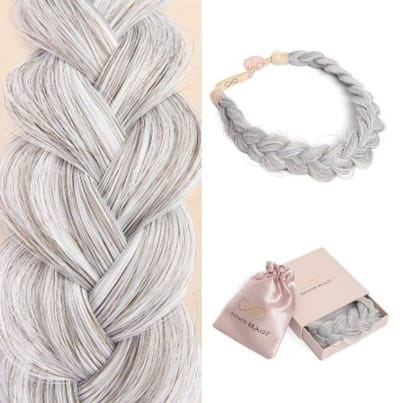 Infinity Braids - Viènne Messy Braid - Haarband - Haarband Dames - Haarbanden - Haarband Meisje - Messy Braid Viènne Iced Gold