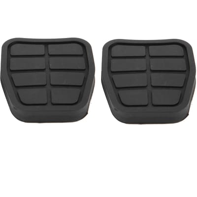 2 stuks Rubber Rem Koppelingspedaal Pads Covers 321721173 Vervanging Zwarte Auto Onderdelen black