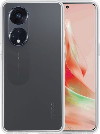 Hoesje - Geschikt voor OPPO Reno 8T 4G - Sterk & Shockproof - Hoes Cover - Siliconen Case - Telefoonhoesjes - Transparant