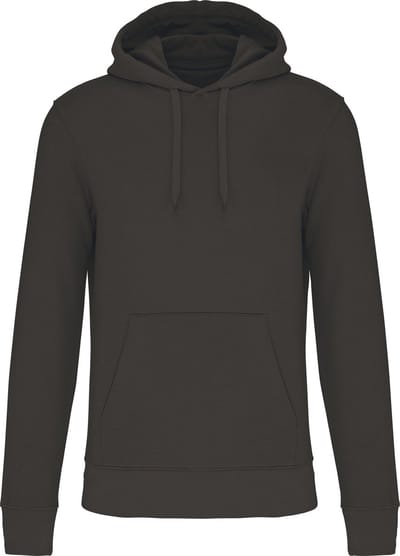 Kariban Ecologische herensweater met capuchon K4027 - Dark Grey - S