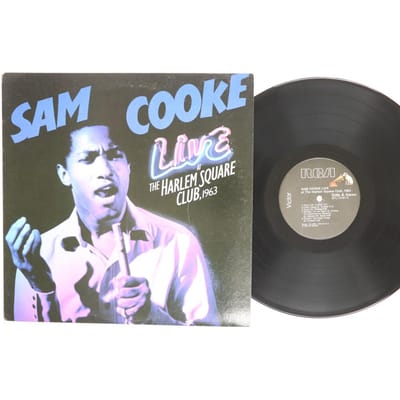 LP Plaat SAM COOKE Live At The Harlem Square Club 1963 AFL15181 RCA VICTOR 1985 VS SoulFunk Gebruikt gray