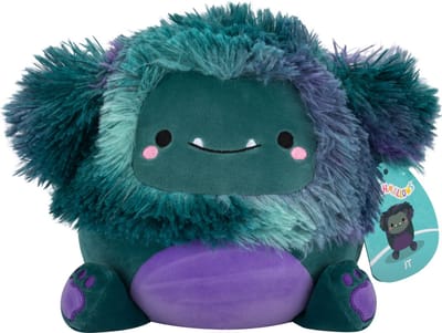 Squishmallows -JT - Dark Teal Bigfoot W/Purple Belly 19cm pluche