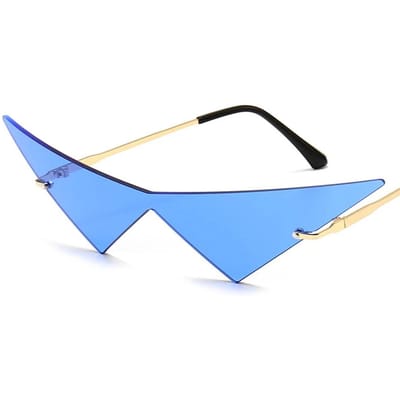Japan Anime Karakter Kamina Cosplay Brillen Mode Brillen Carnaval Feest Online Show Cosplay Rekwisieten Geschenken blauw