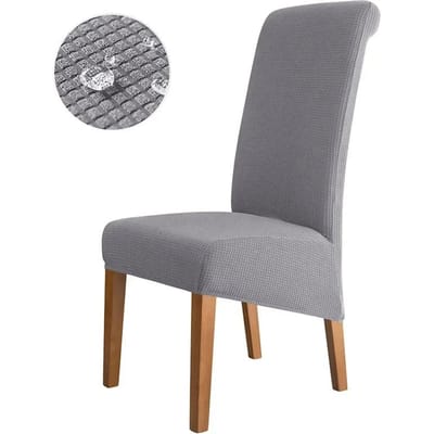 Grote Maat Stoelhoezen Hoge Rug Grote Keuken Bureau Stoelhoes Verstelbare Zitting Spandex Hoes voor Banket Thuis 1 piece