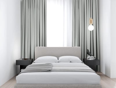Maroyathome ELSA - Gordijn - Verduisterend - met plooiband - kant-en-klaar - 150x260 cm - 150 cm breedte en 260 cm lengte - Licht Grijs Groen - 1 stuk