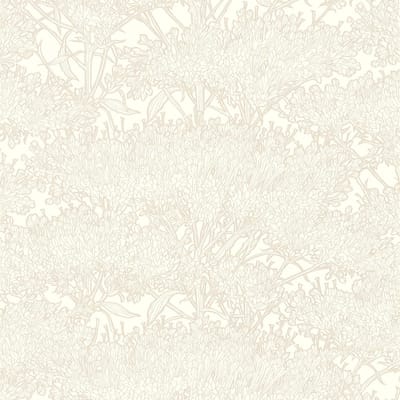 Natuur behang Profhome 369727-GU vliesbehang licht gestructureerd met grafisch patroon mat crème goud grijs 5,33 m2