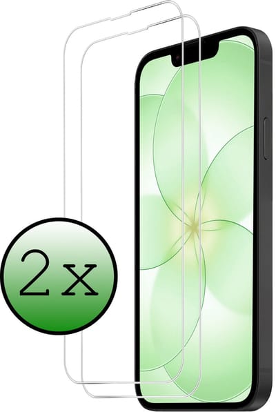 Screenprotector - 2 Stuks Geschikt voor Apple iPhone 17e - Volledige Dekking - Beschermglas - Gehard Glas - Tempered Glass - Screen Protector