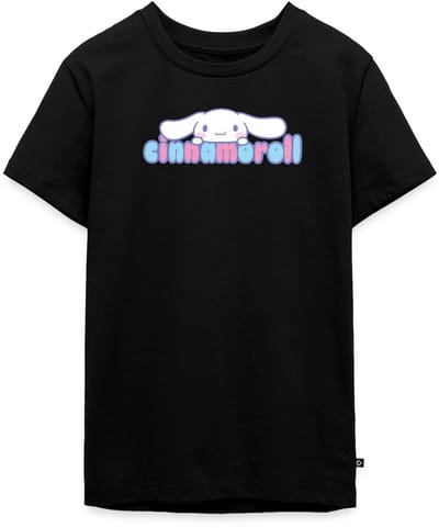 Cinnamoroll Gluurt Over De Letters Premium T-Shirt Tiener