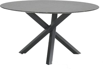 Garden Impressions Gigi Tuintafel Diamond Black - Ø120 cm